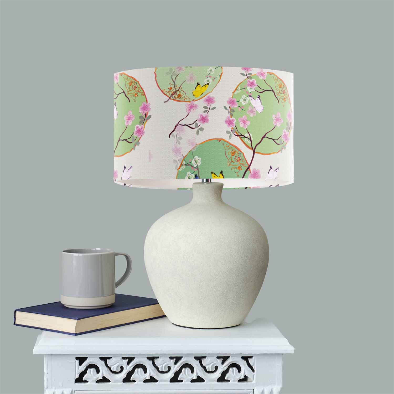 Butterfly White Dream  - House Of Turnowsky Designer Lampshade