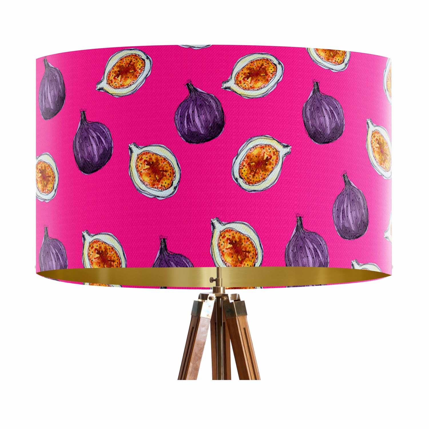 Figs On Pink - The Hambridge Artist Lampshade