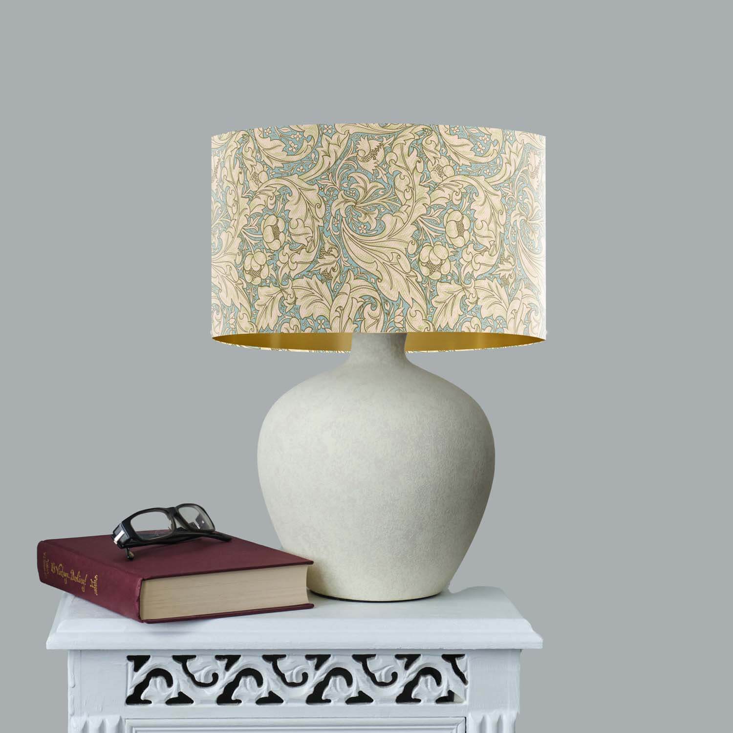 Bachelor Buttons - William Morris Gallery Lampshade