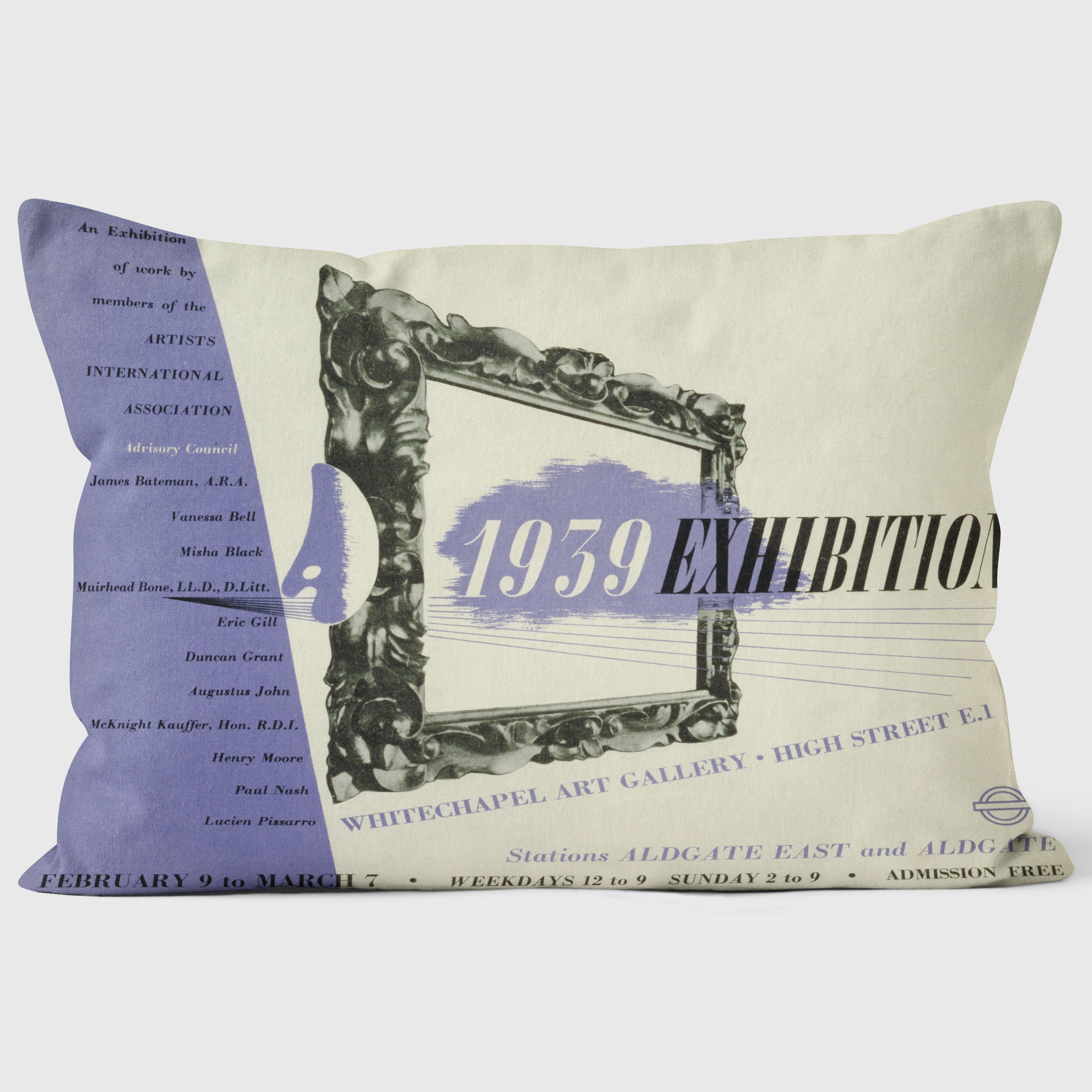 1939 Exhibition - London Transport Cushion - Handmade Cushions UK - WeLoveCushions