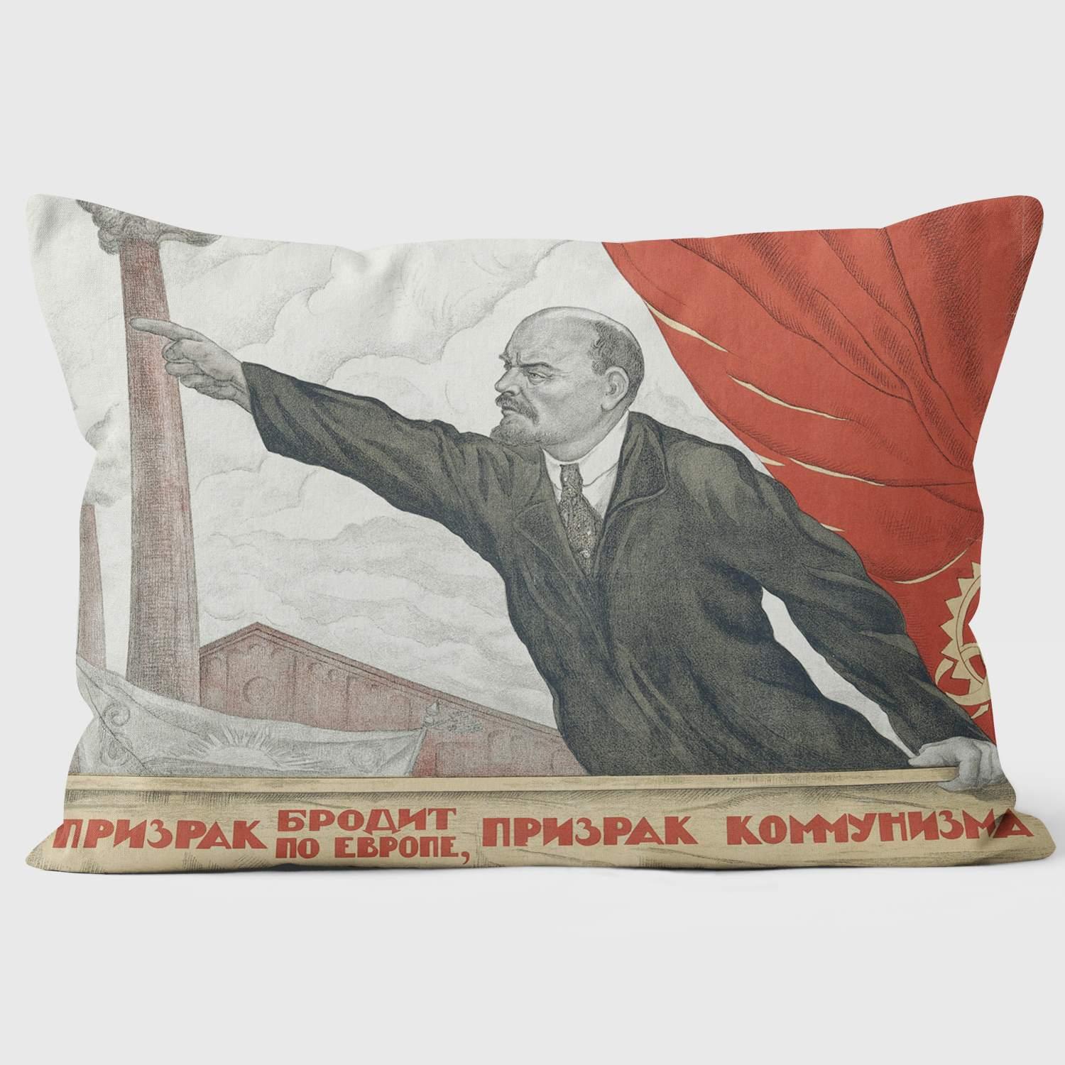 A Spectre is Haunting Europe, The Spectre of Communism - Tate - The Russian Revolution Cushion - Handmade Cushions UK - WeLoveCushions