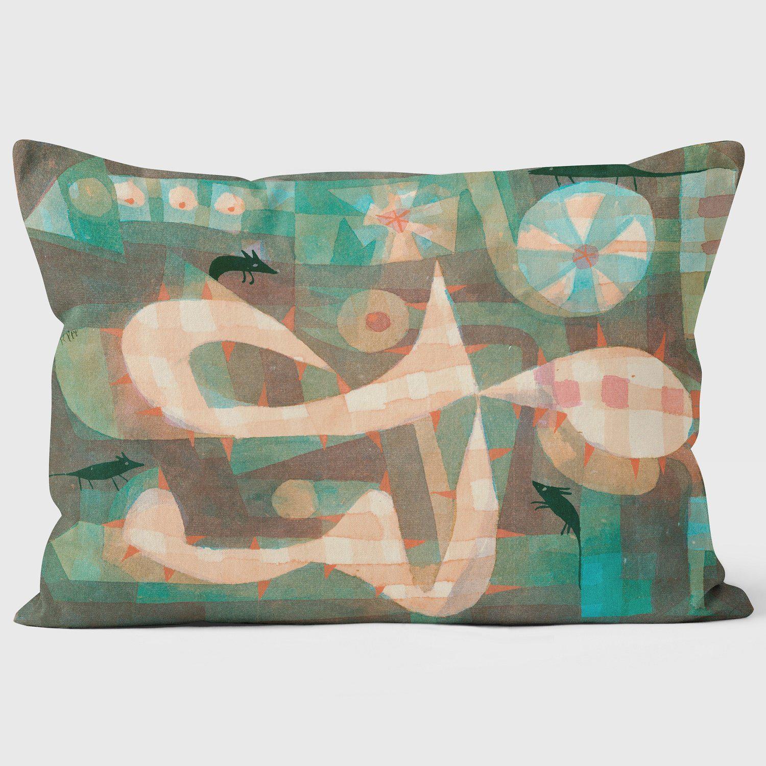 Barbed Noose And Mice - Paul Klee Cushion - Handmade Cushions UK - WeLoveCushions
