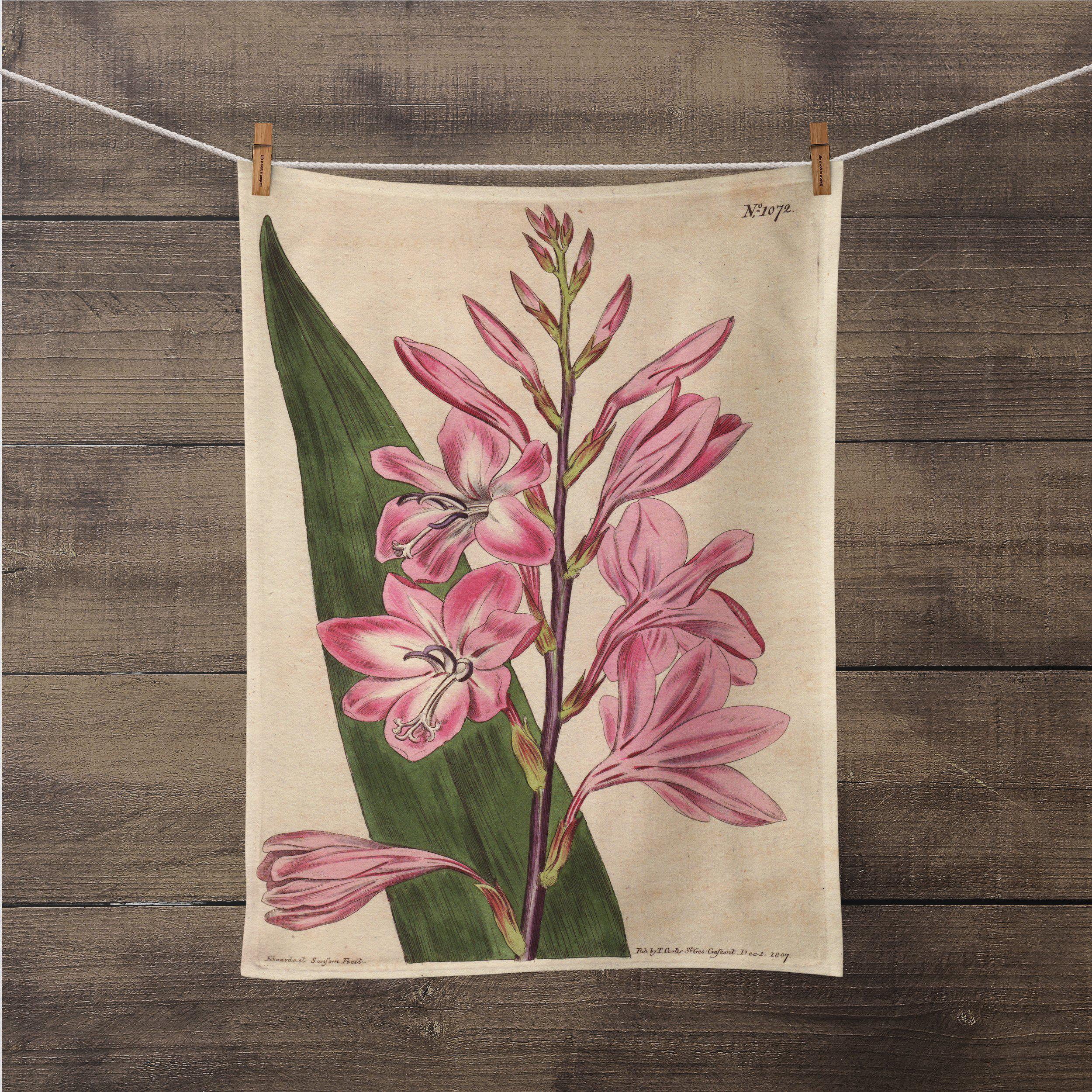 Gladiolus - Botanical Tea Towel
