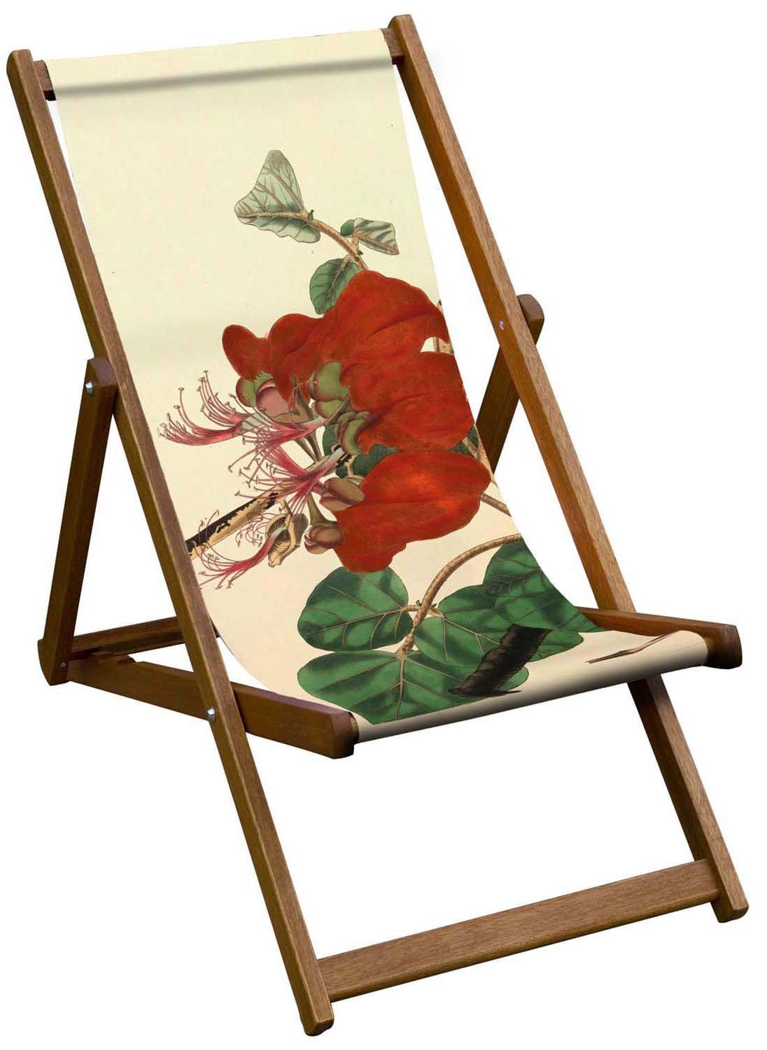 Velvety Erythrina - Botanical Designs Deckchair