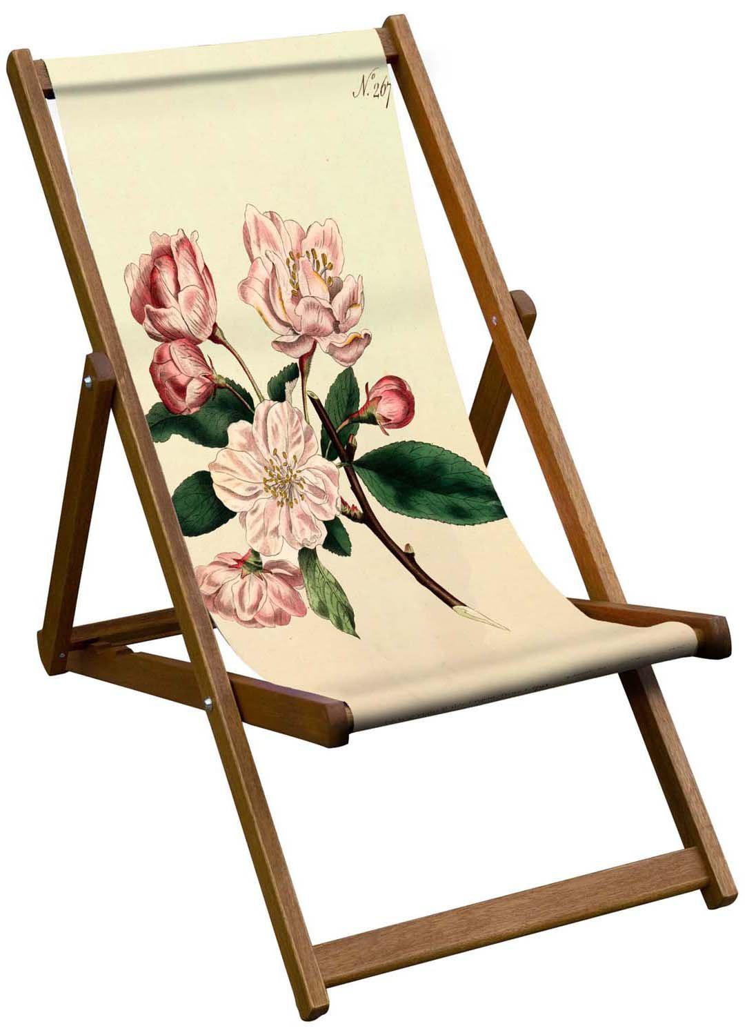 Chinese Flowering Apple Malus - Botanical Designs Deckchair