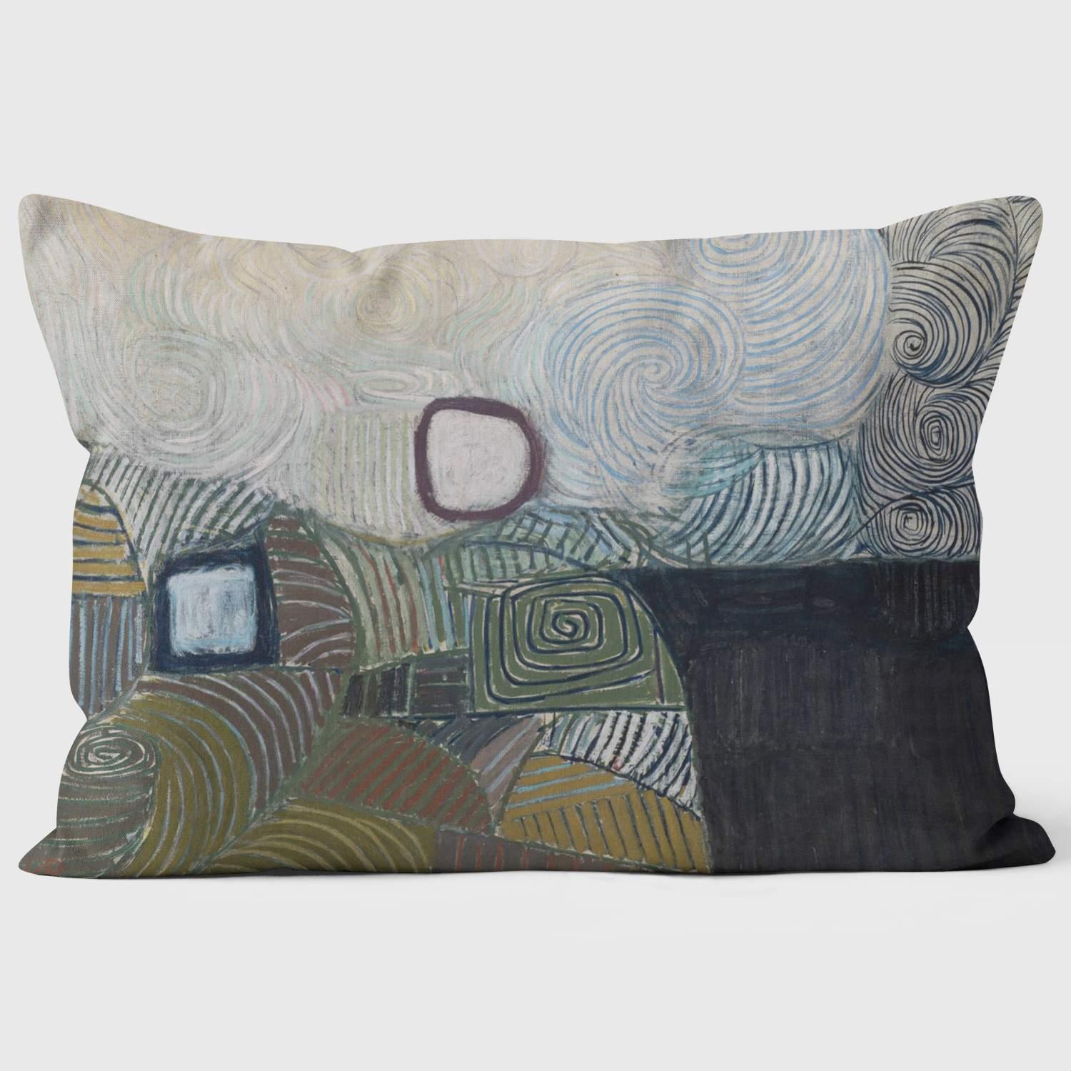 The Coast of the Inland Sea -TATE - Victor Pasmore Cushion - Handmade Cushions UK - WeLoveCushions