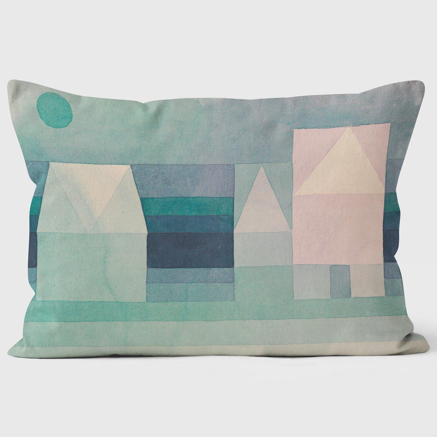 Three Houses - Paul Klee Cushion - Handmade Cushions UK - WeLoveCushions