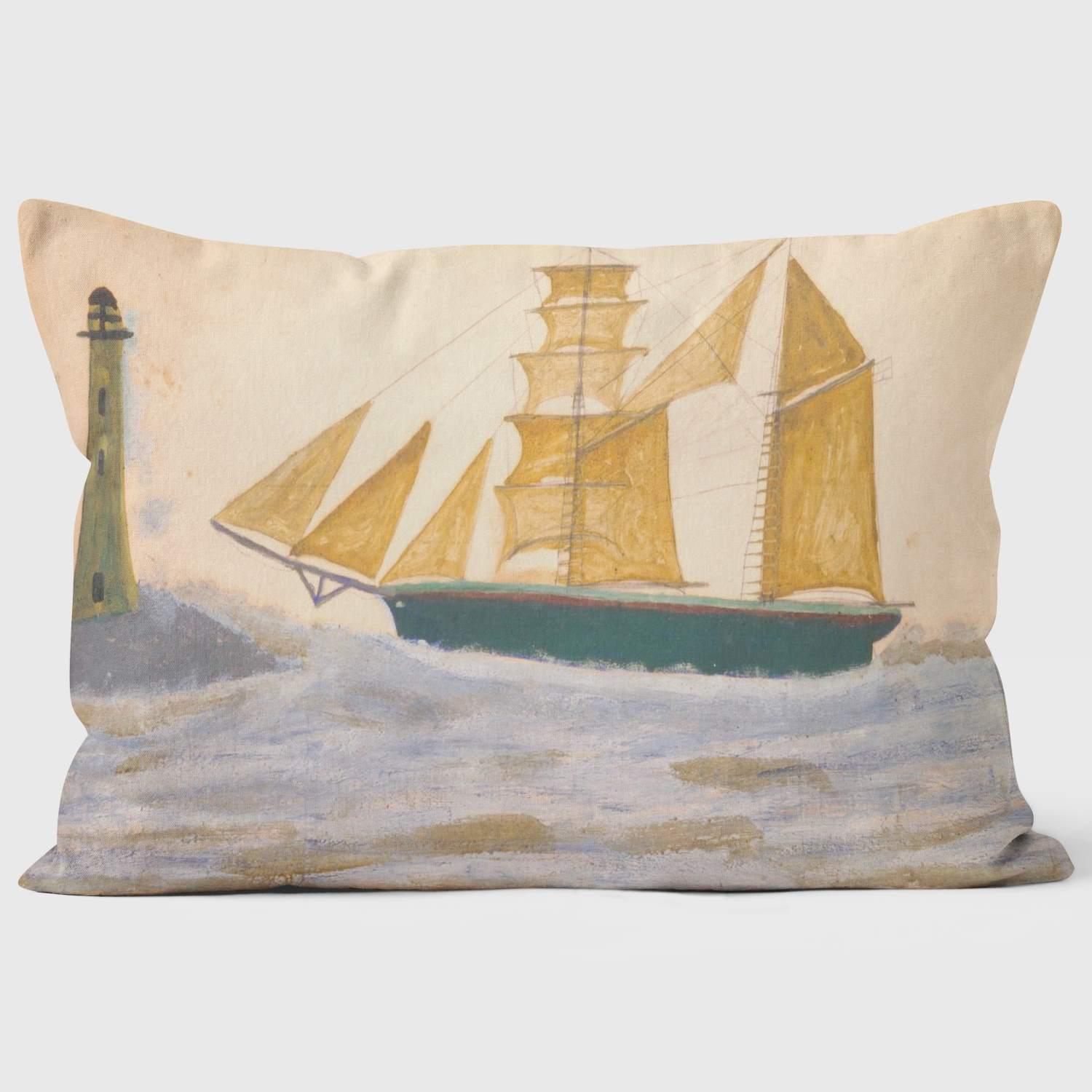 Two Masted Ship - Alfred WallisTate - St.Ives Cushion - Handmade Cushions UK - WeLoveCushions
