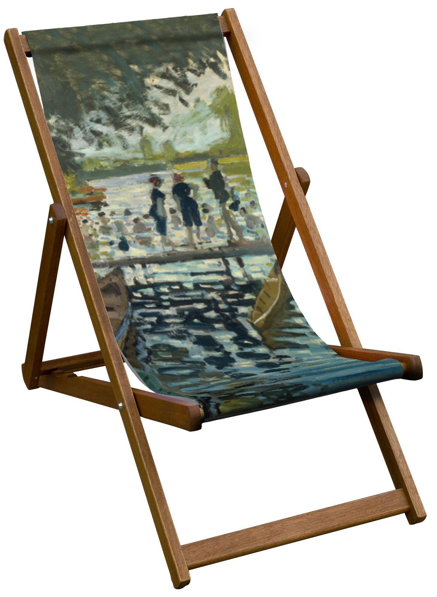 Bathers at La Grenouillère - Claude Monet - National Gallery Deckchair