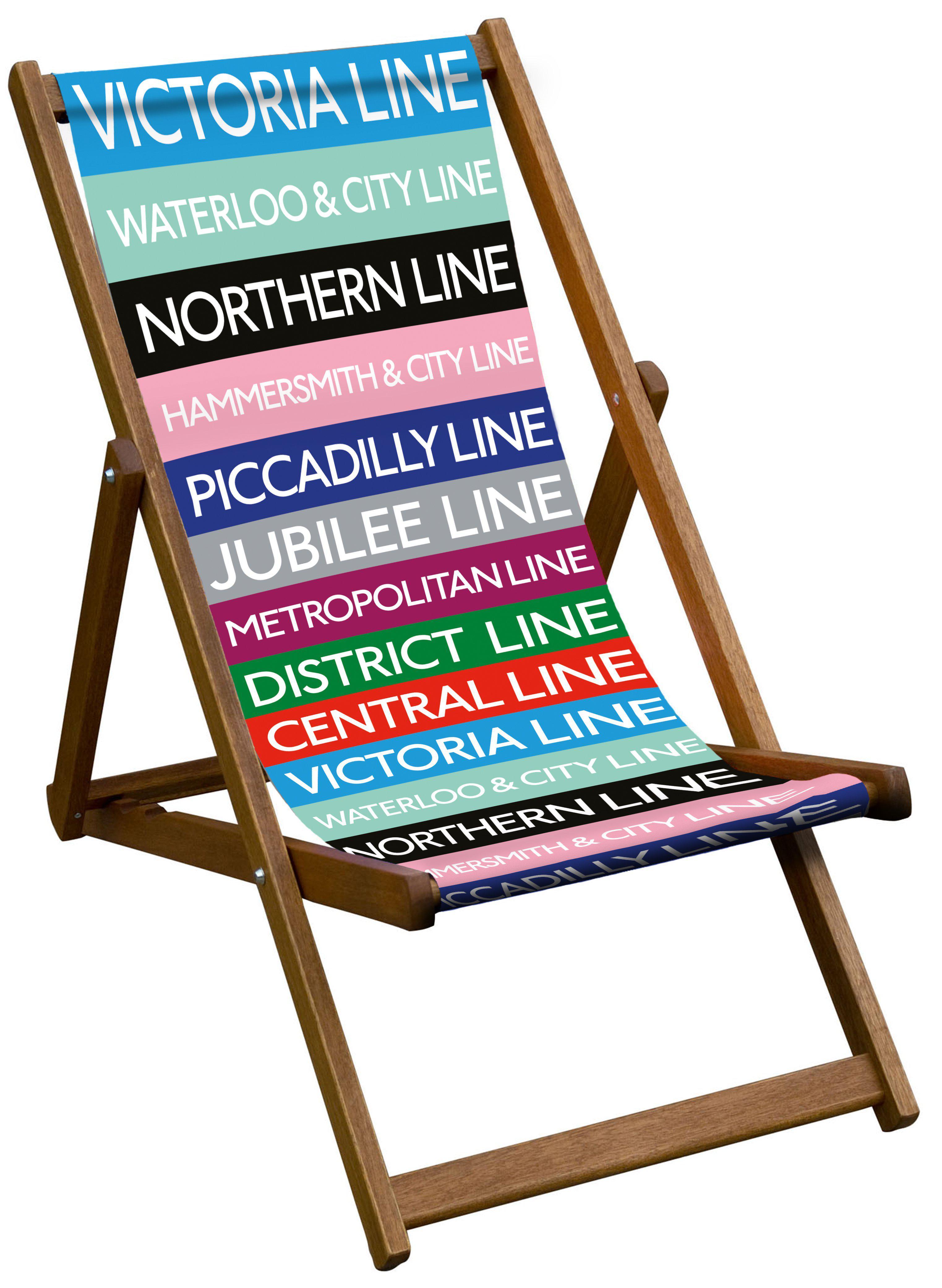 All The Lines - London Transport Deckchair