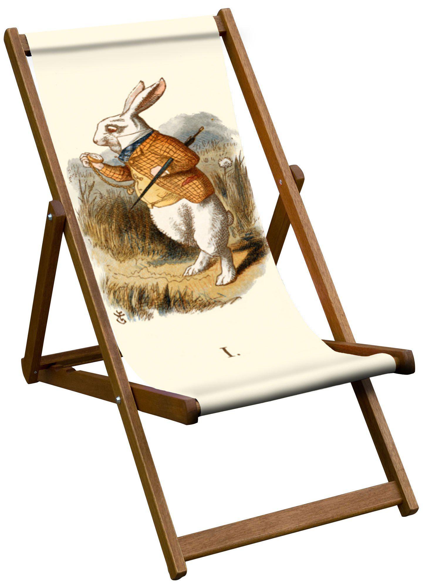 White Rabbit - British Library Deckchair