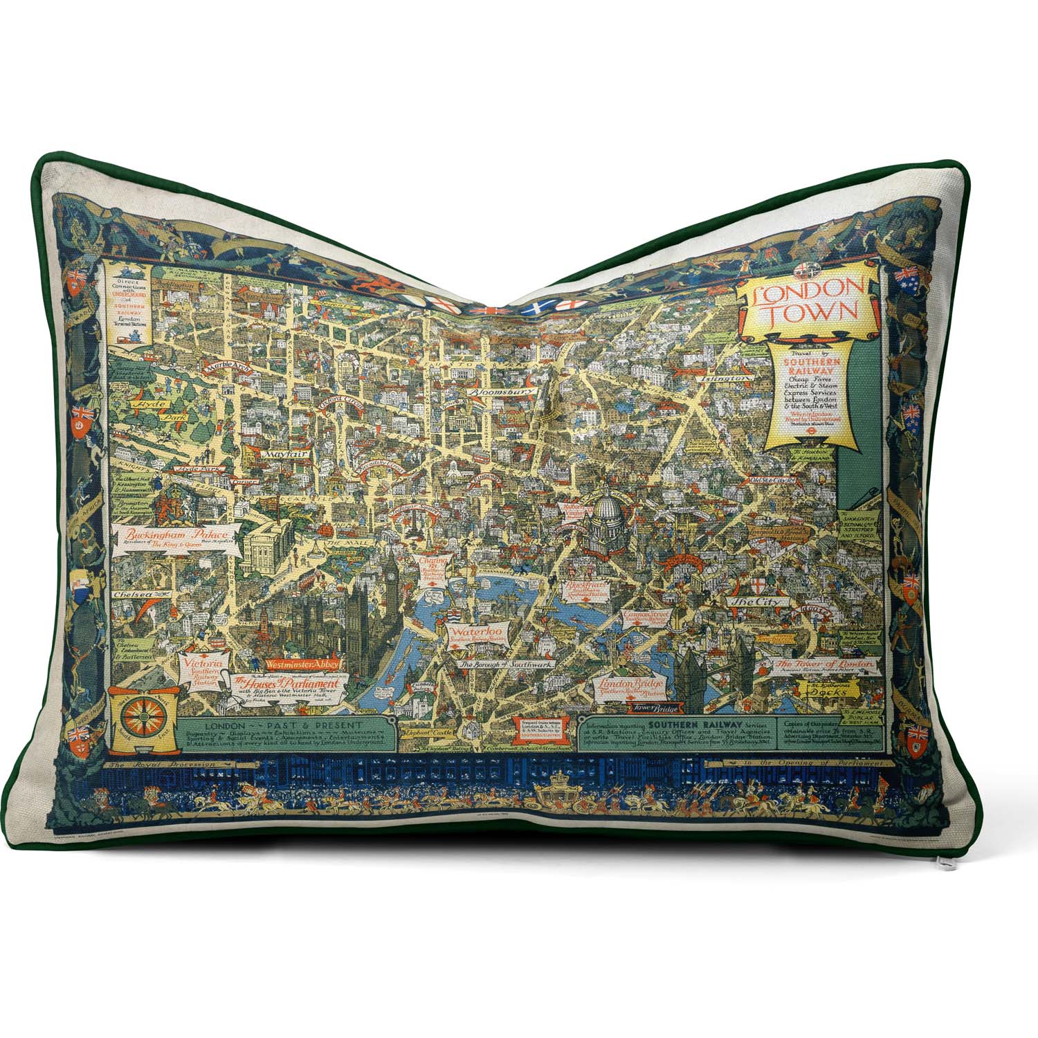 London Map - National Railways Museum Cushion