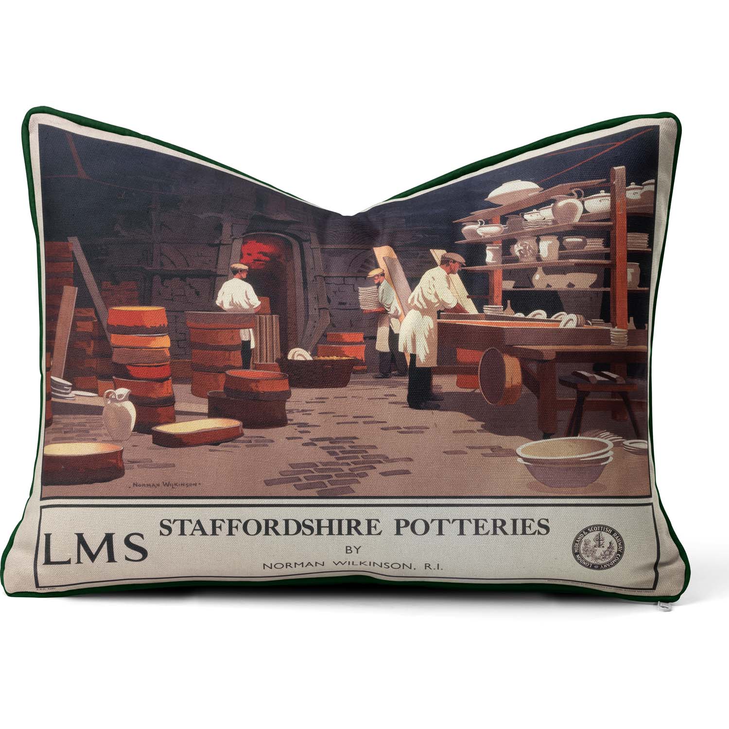 Staffordshire Potteries - National Railways Museum Cushion