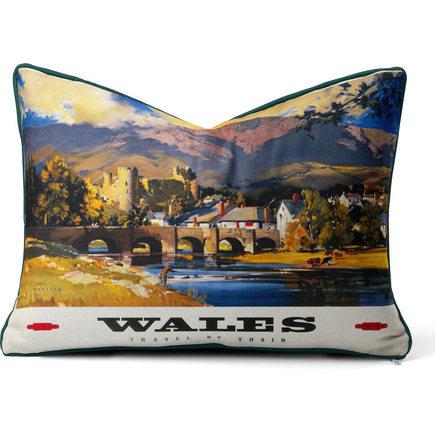 Wales - Bridge National Railway Museum Cushion