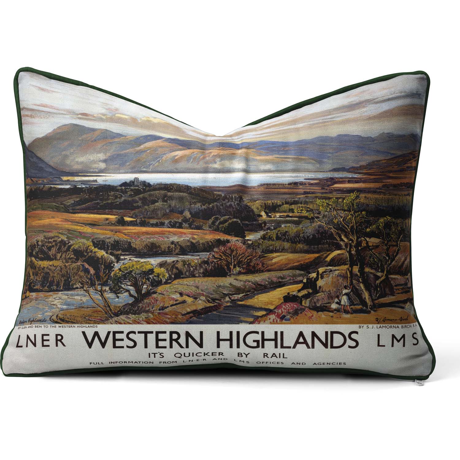 Western Highlands 1  - National Railway Museum Cushion