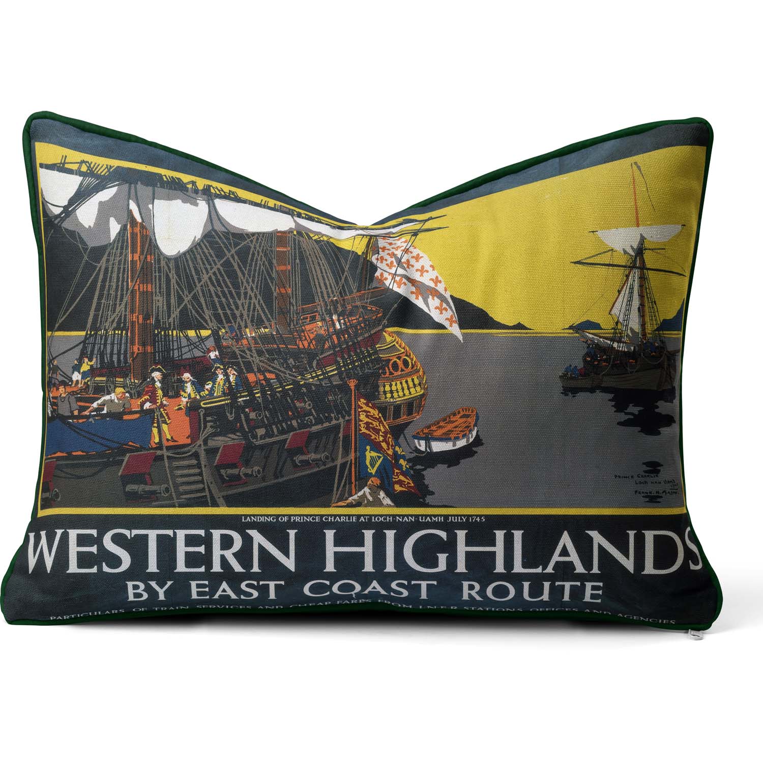 Western Highlands by East Coast Route - National Railway Museum Cushion