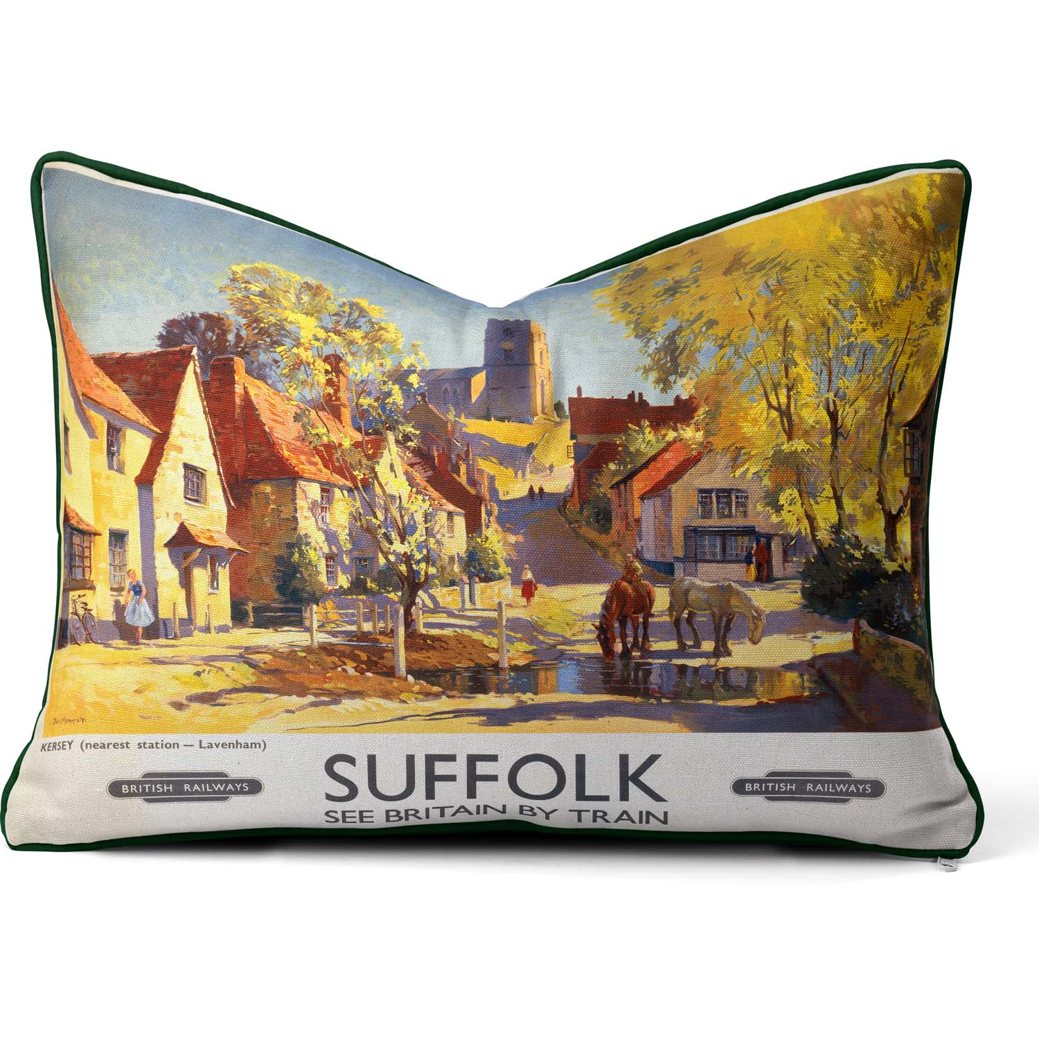 Suffolk  BR 1950s - National  Railway Museum Cushion