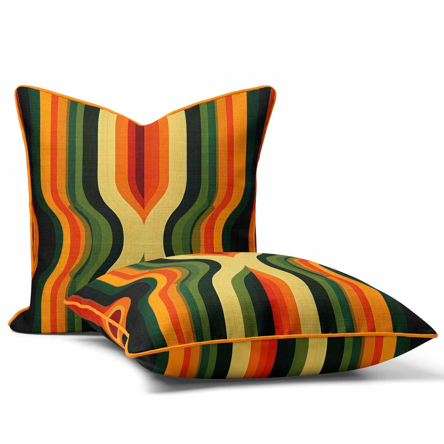 Sunset Stripes - Art Cushions