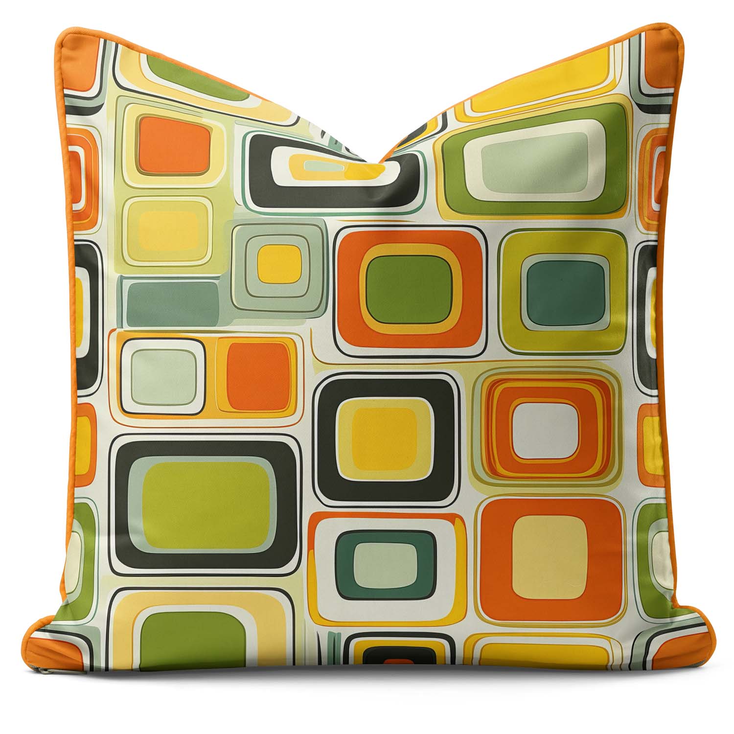 Retro Squares - Art Cushions