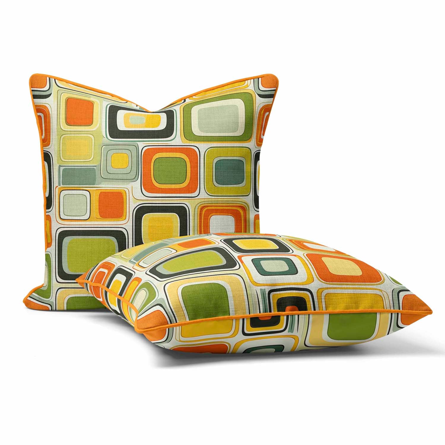 Retro Squares - Art Cushions