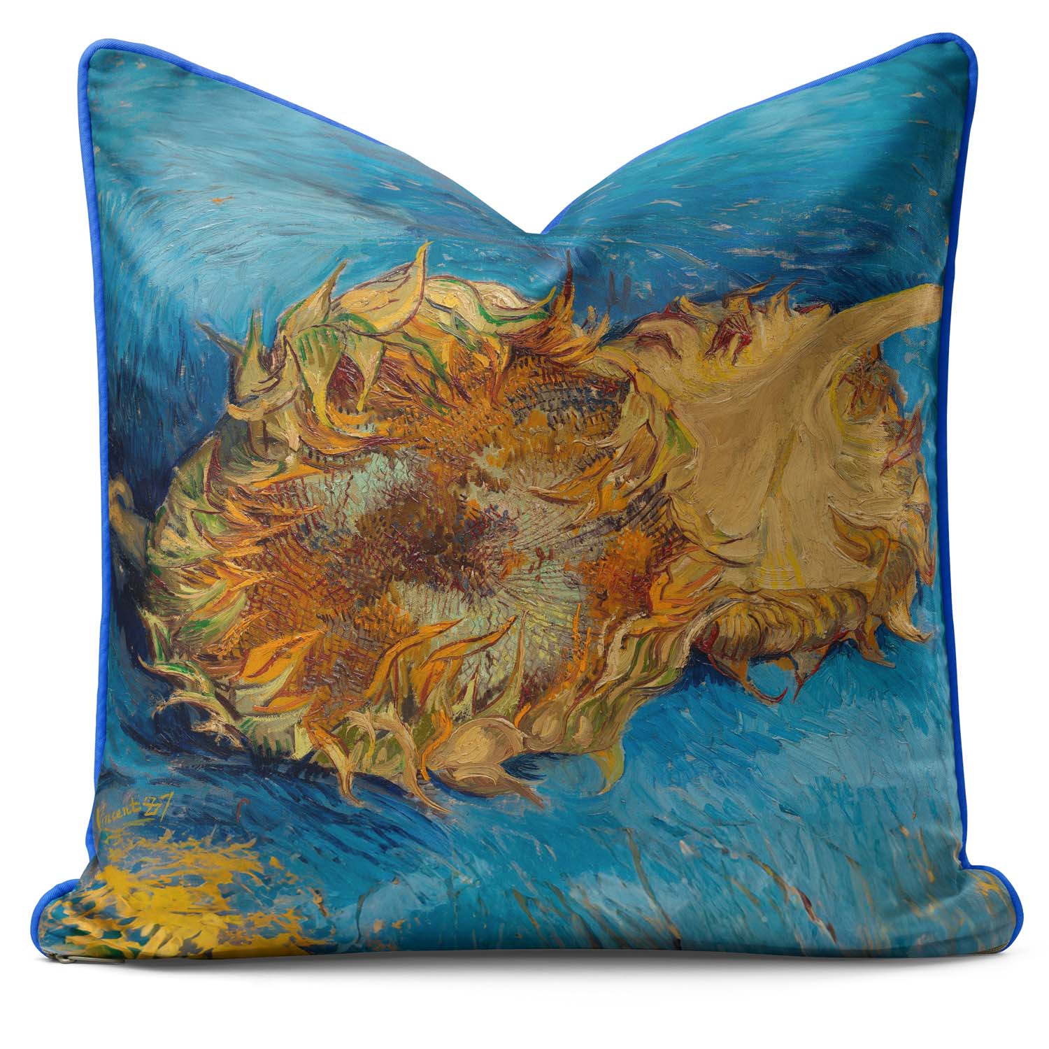 Sunflowers (1887) by Vincent Van Gogh - Cushion