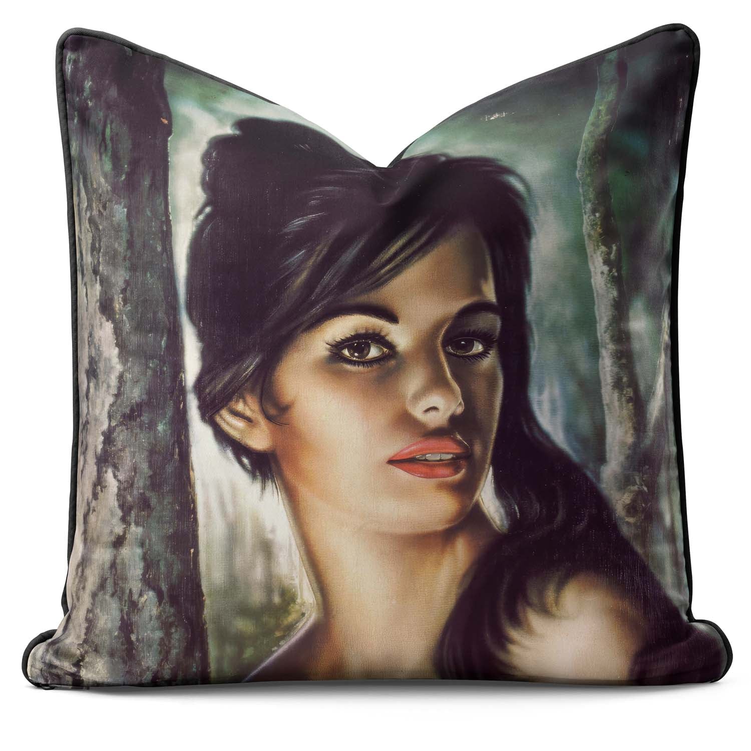 JH Lynch - Tina - Kitsch 1960's Art Cushion