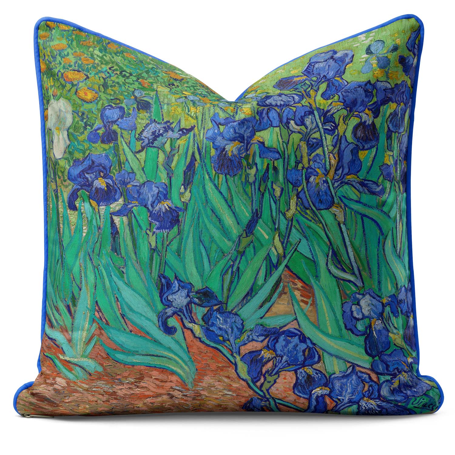 Irises (1889) by Vincent Van Gogh - Cushion