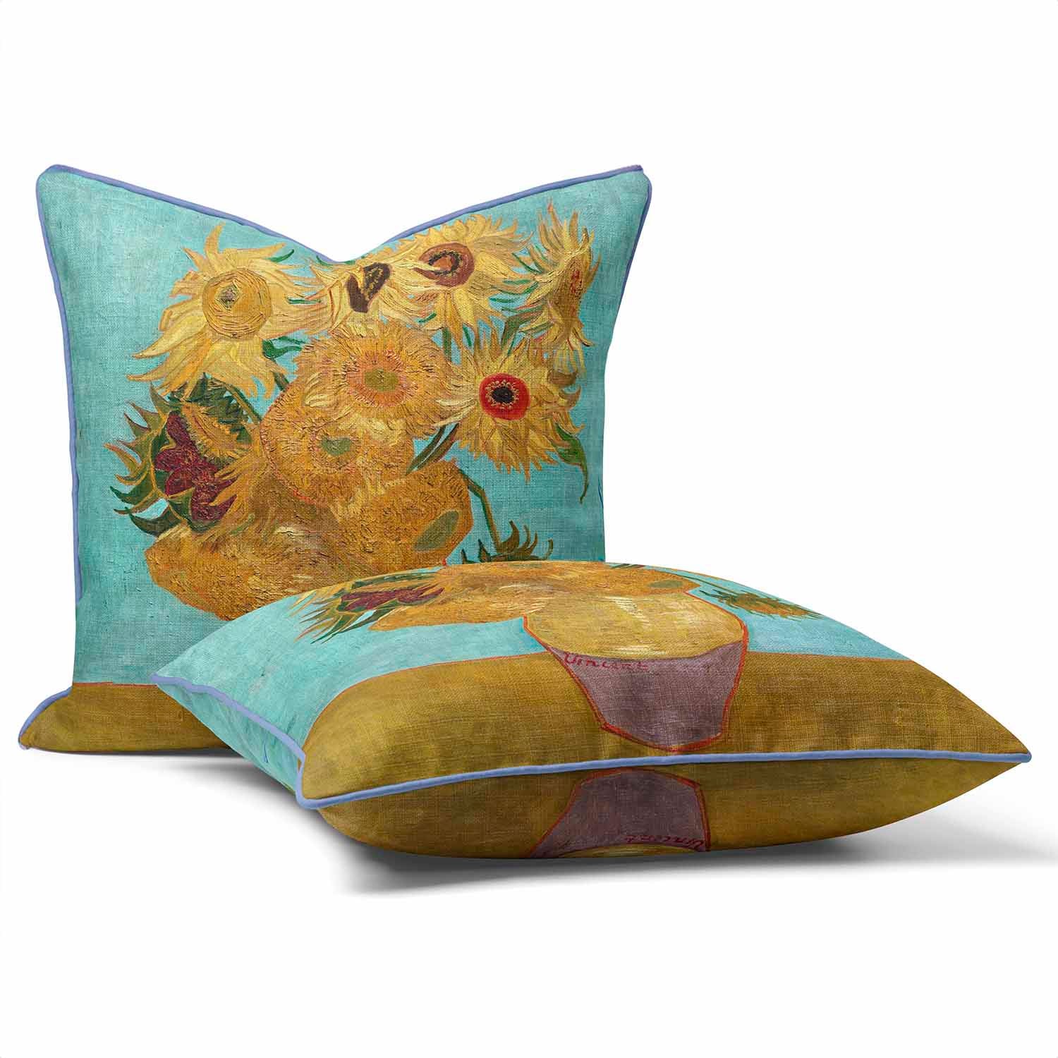 Vase with Twelve Sunflowers I (1888–1889) - Cushion