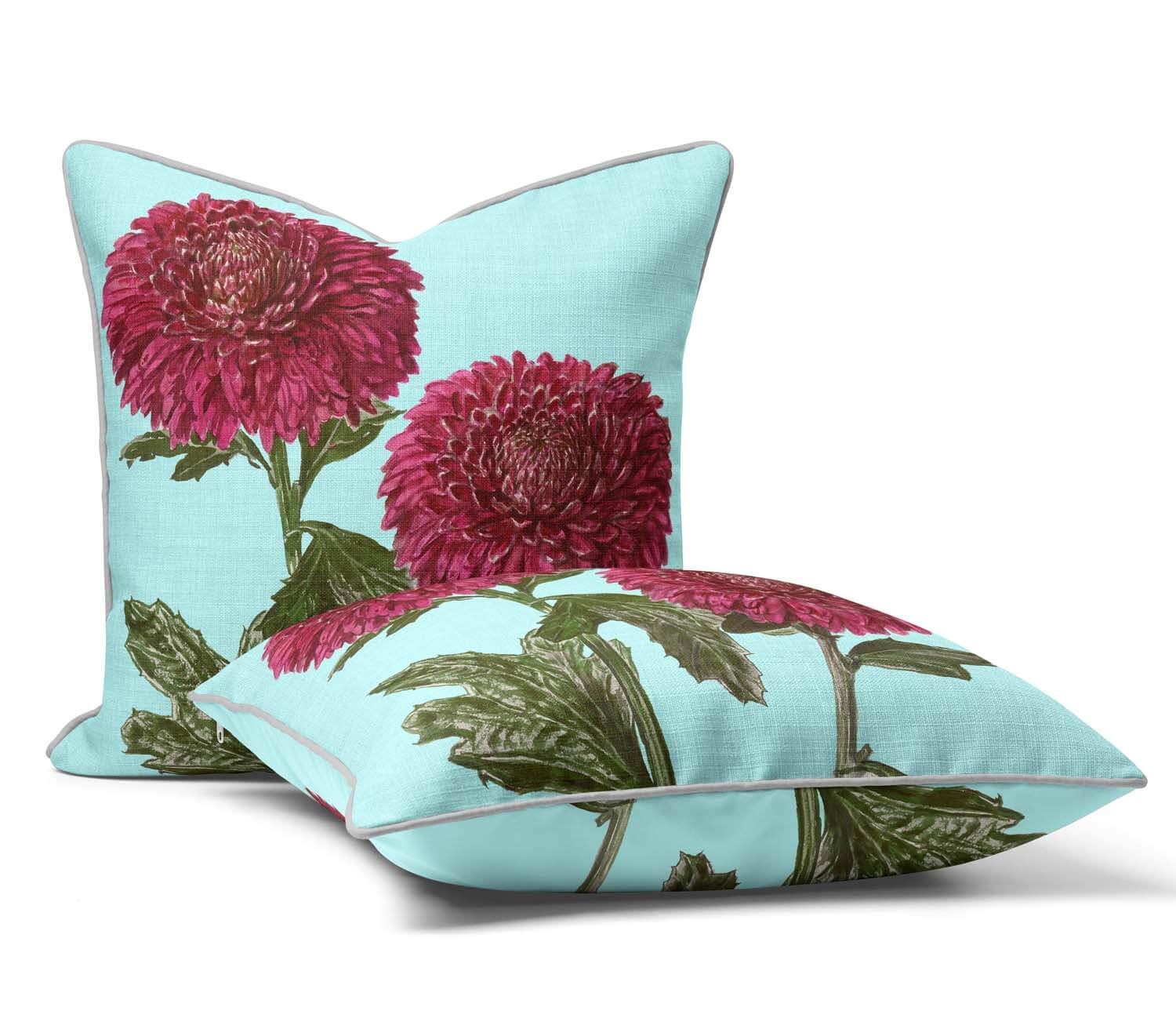 Chrysanthemum Velveteen - Alfred Wise Cushion