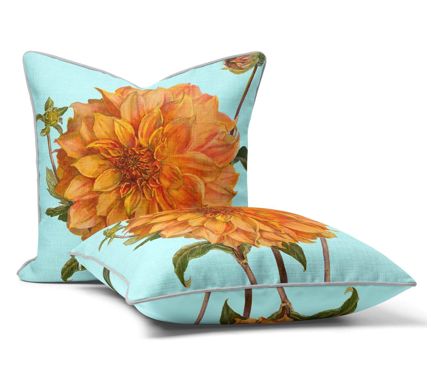 Dahlia Florence M Davies - Alfred Wise Cushion