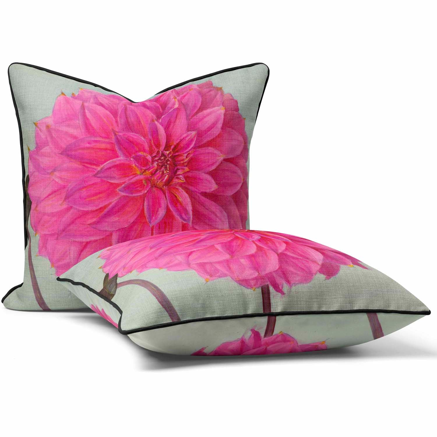 Dahlia Jersey Beauty - Alfred Wise Outdoor Cushion