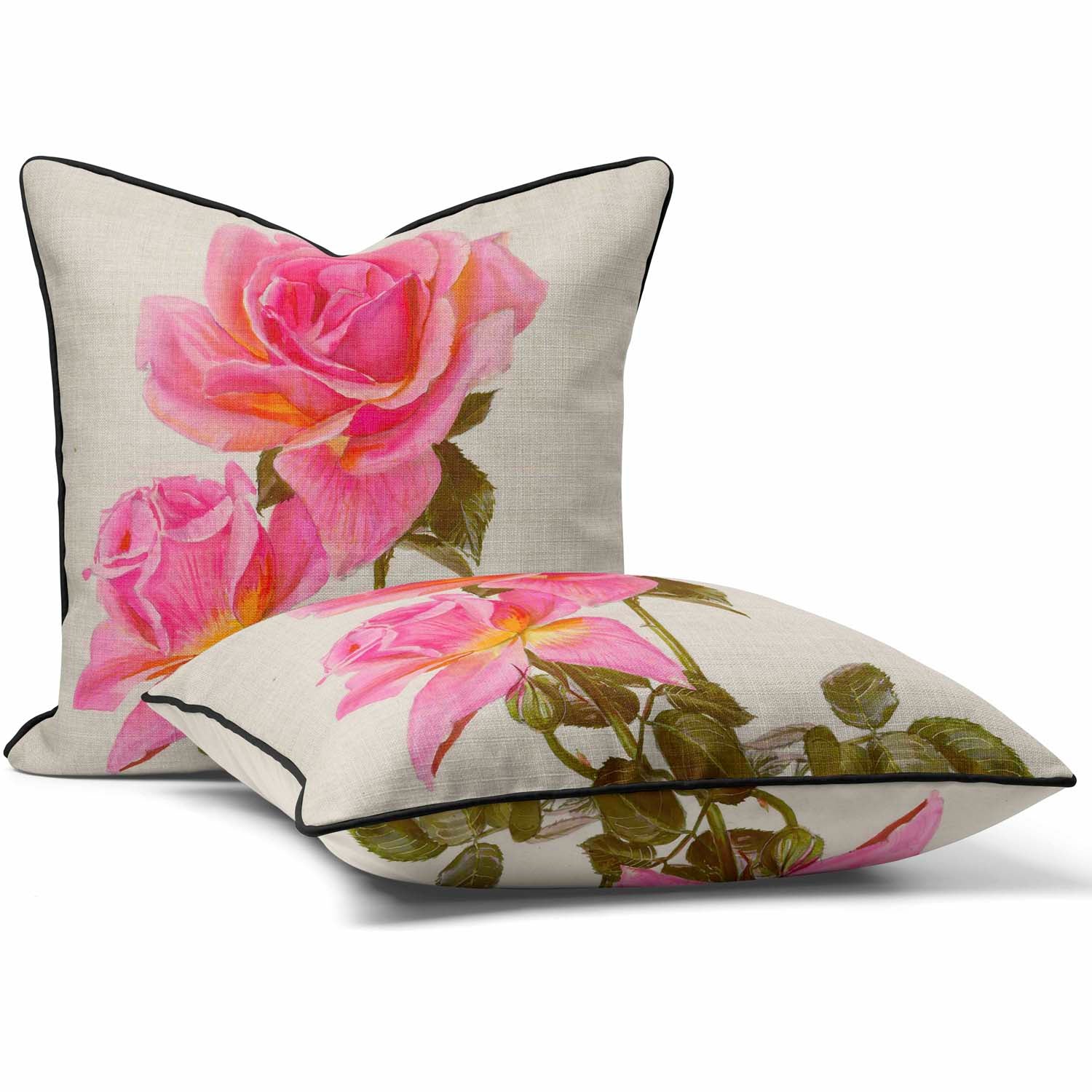 Rosa Phylis Burden - Alfred Wise Outdoor Cushion