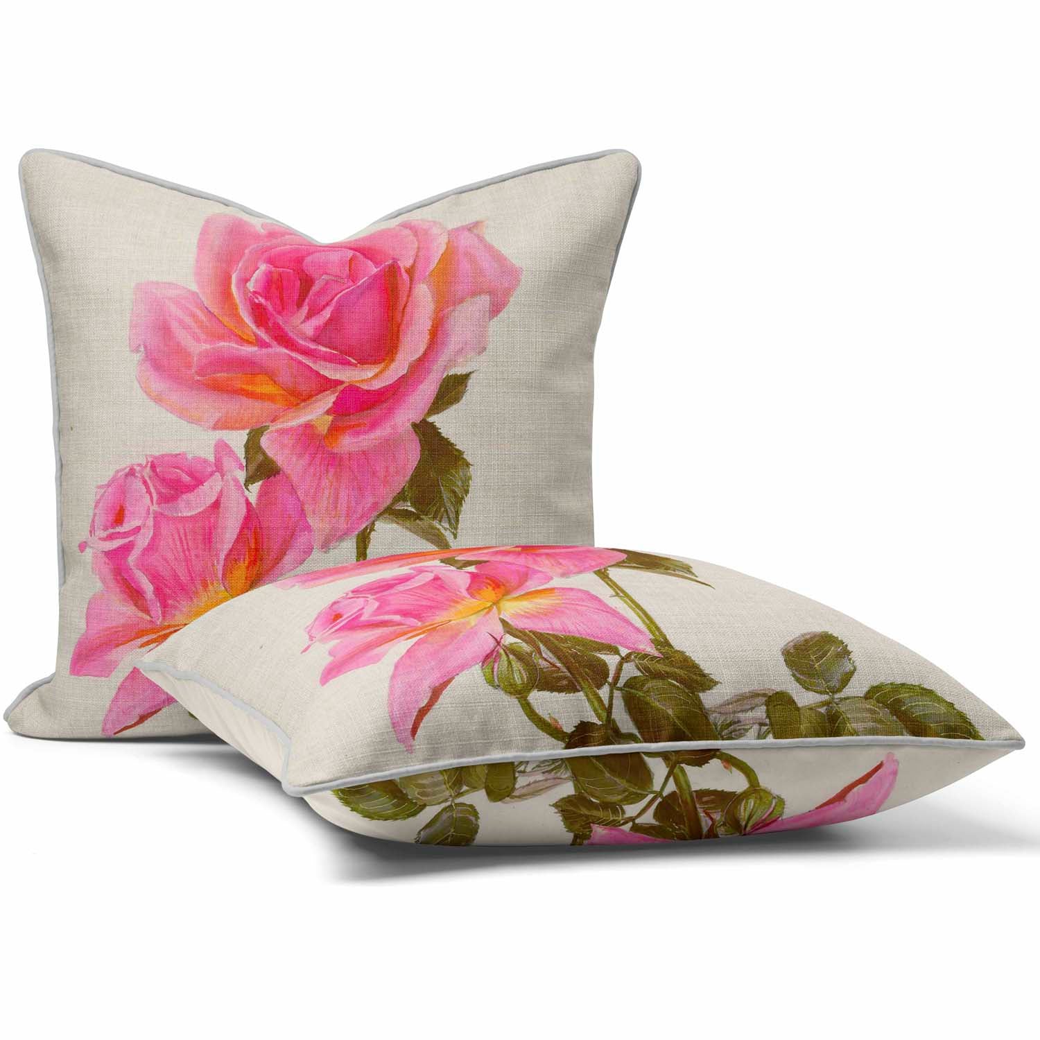 Rosa Phylis Burden - Alfred Wise Cushion