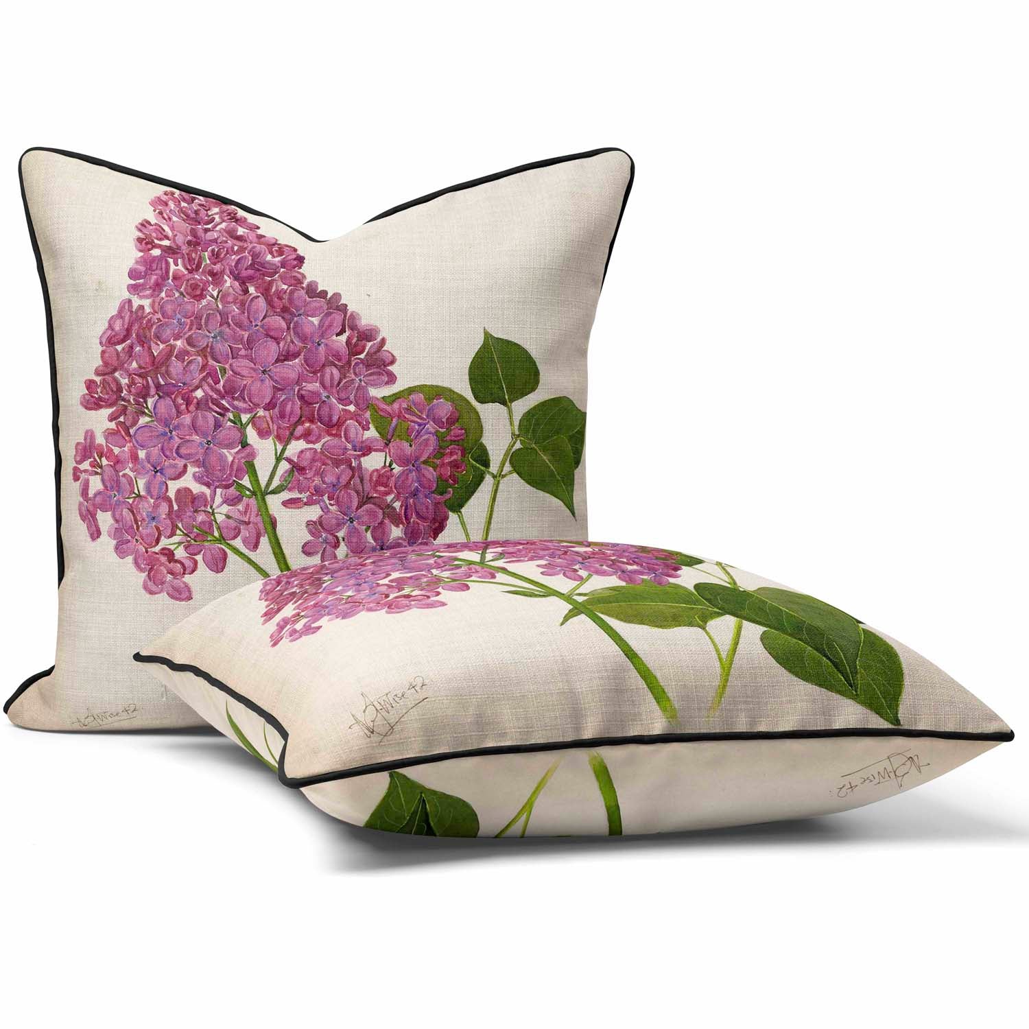 Syringa Hyacinthiflora Maureen - Alfred Wise Outdoor Cushion