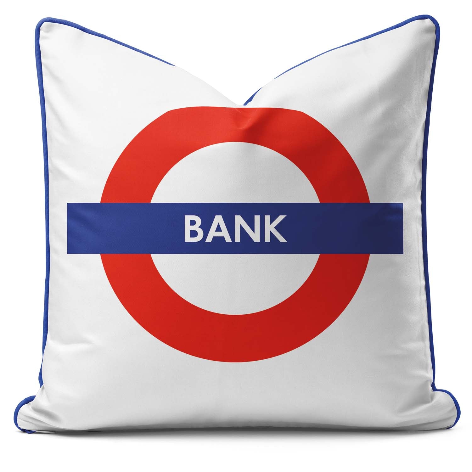 Bank London Underground Roundel Cushion