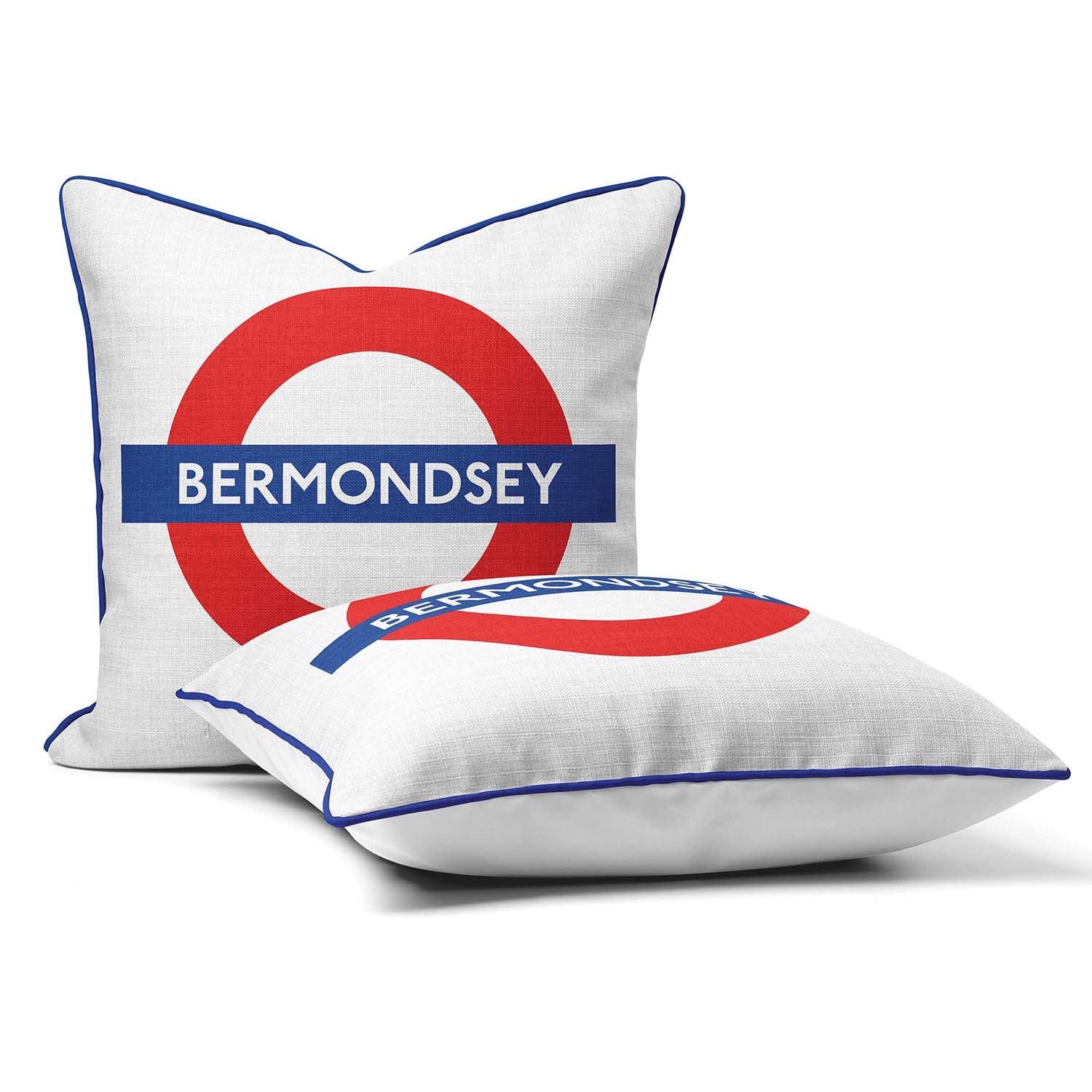 Bermondsey London Underground Roundel Cushion