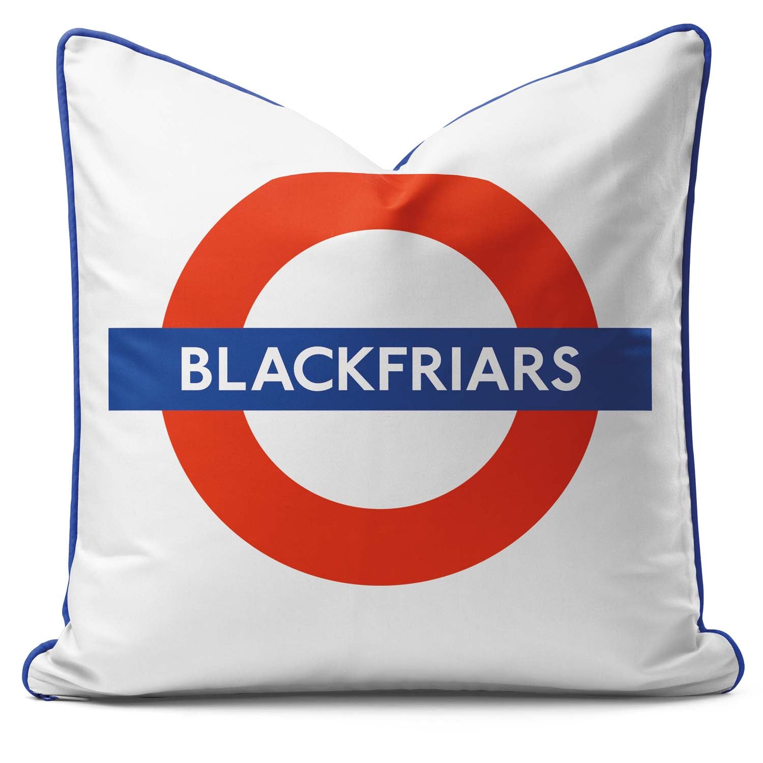 Blackfriars Station - London Underground Roundel Cushion