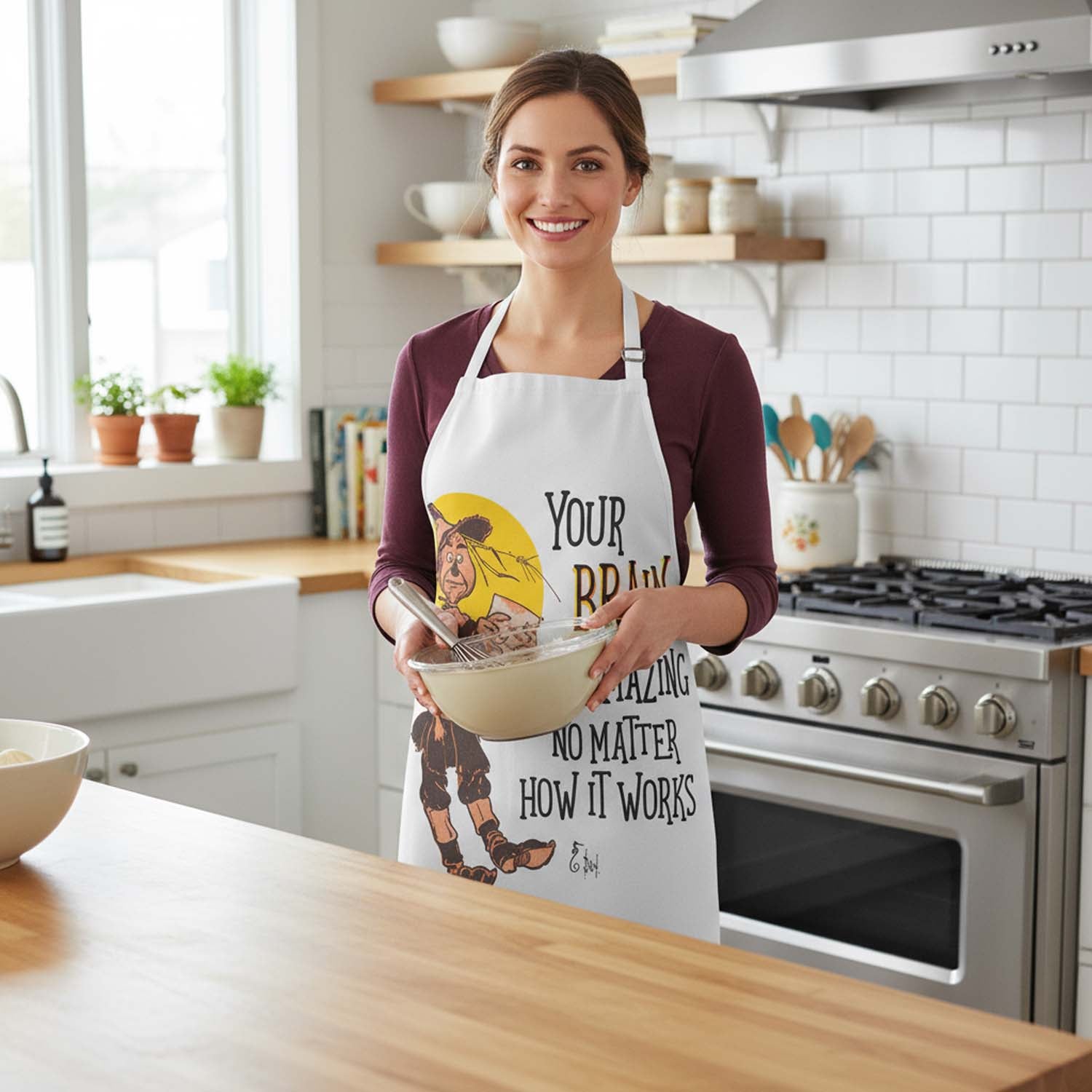 Scarecrow Paper  - The Wizard of Oz Apron