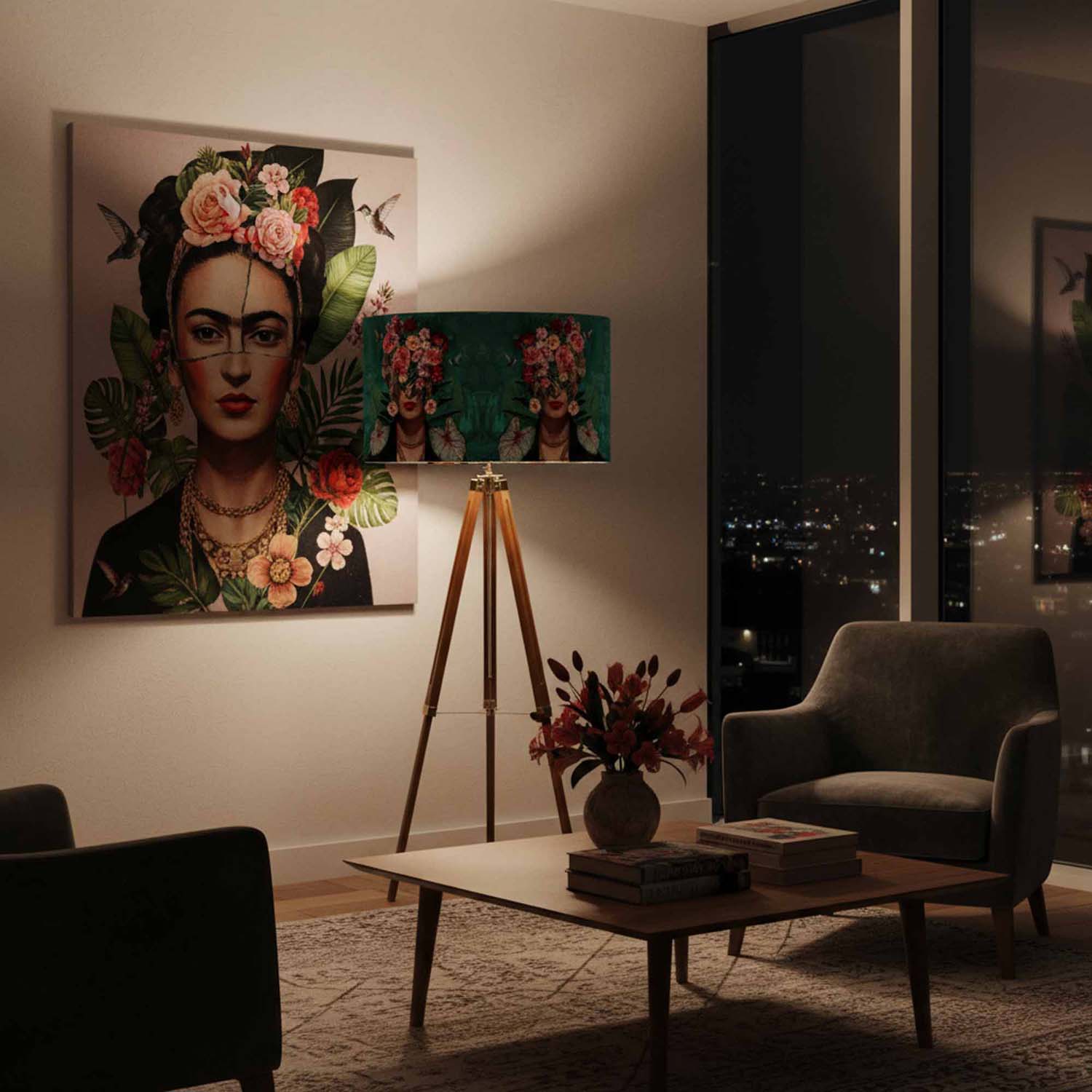 Mexican Artist - Art Cushions Lampshade