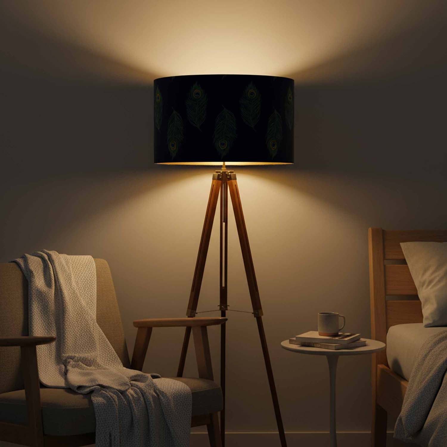 Peacock - Art Lampshade