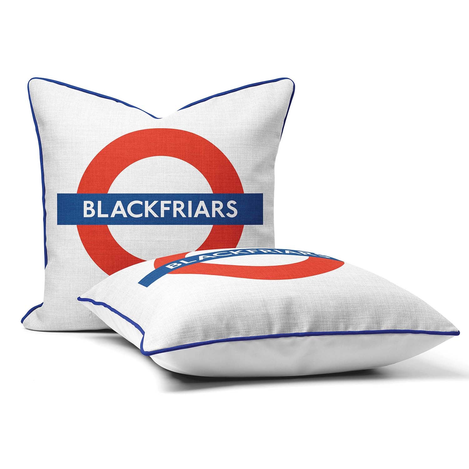 Blackfriars Station - London Underground Roundel Cushion