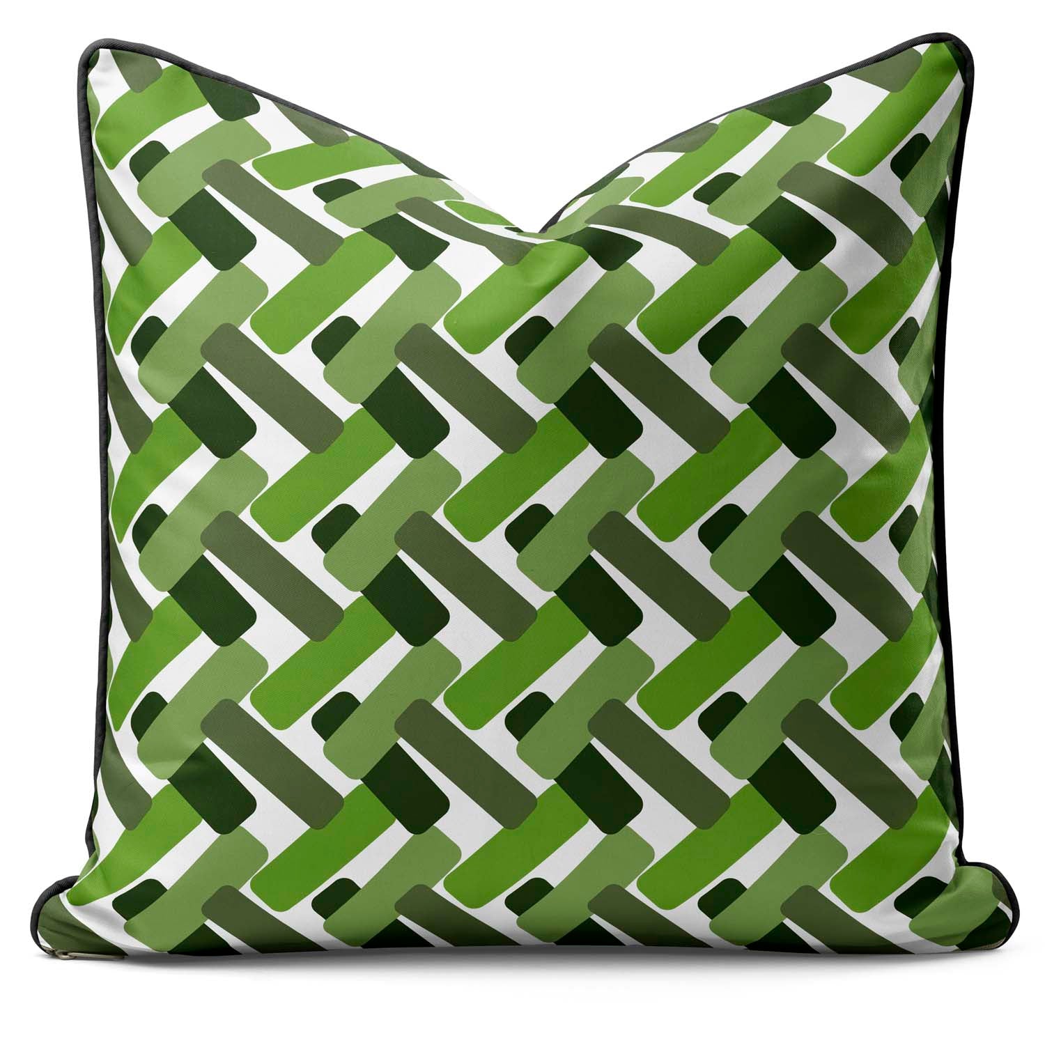 Crosses Green - Abstract Outdoor Cushion