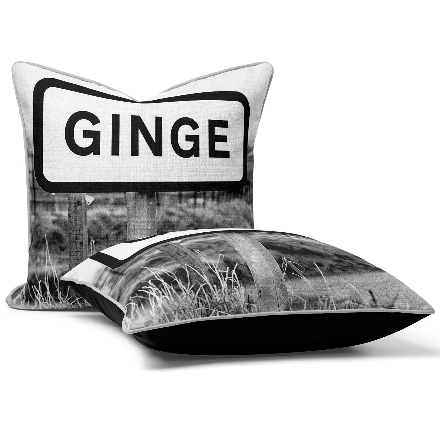 GINGE Cushion – Lesser Spotted Britain Collection