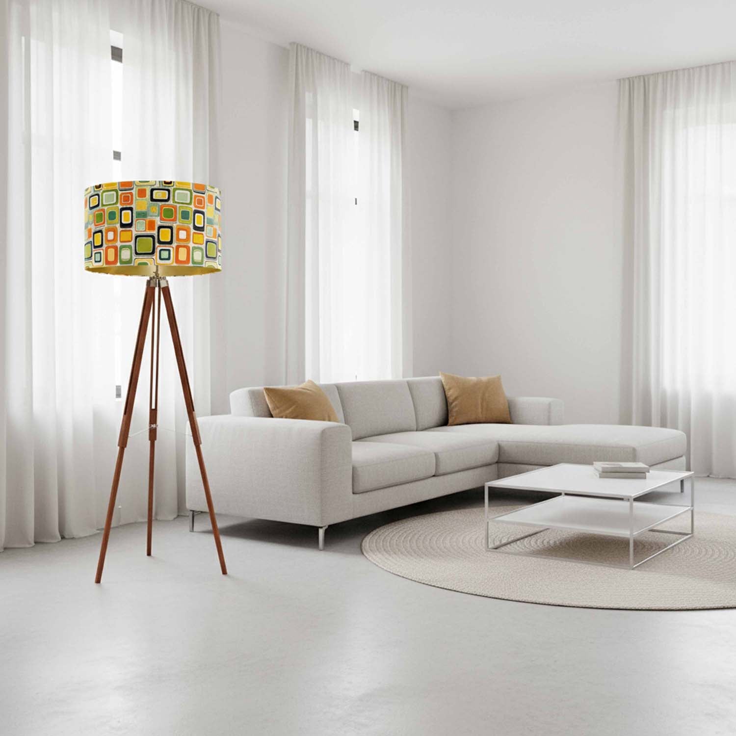 Funkadelic Frames - Funky Art Print Lampshade