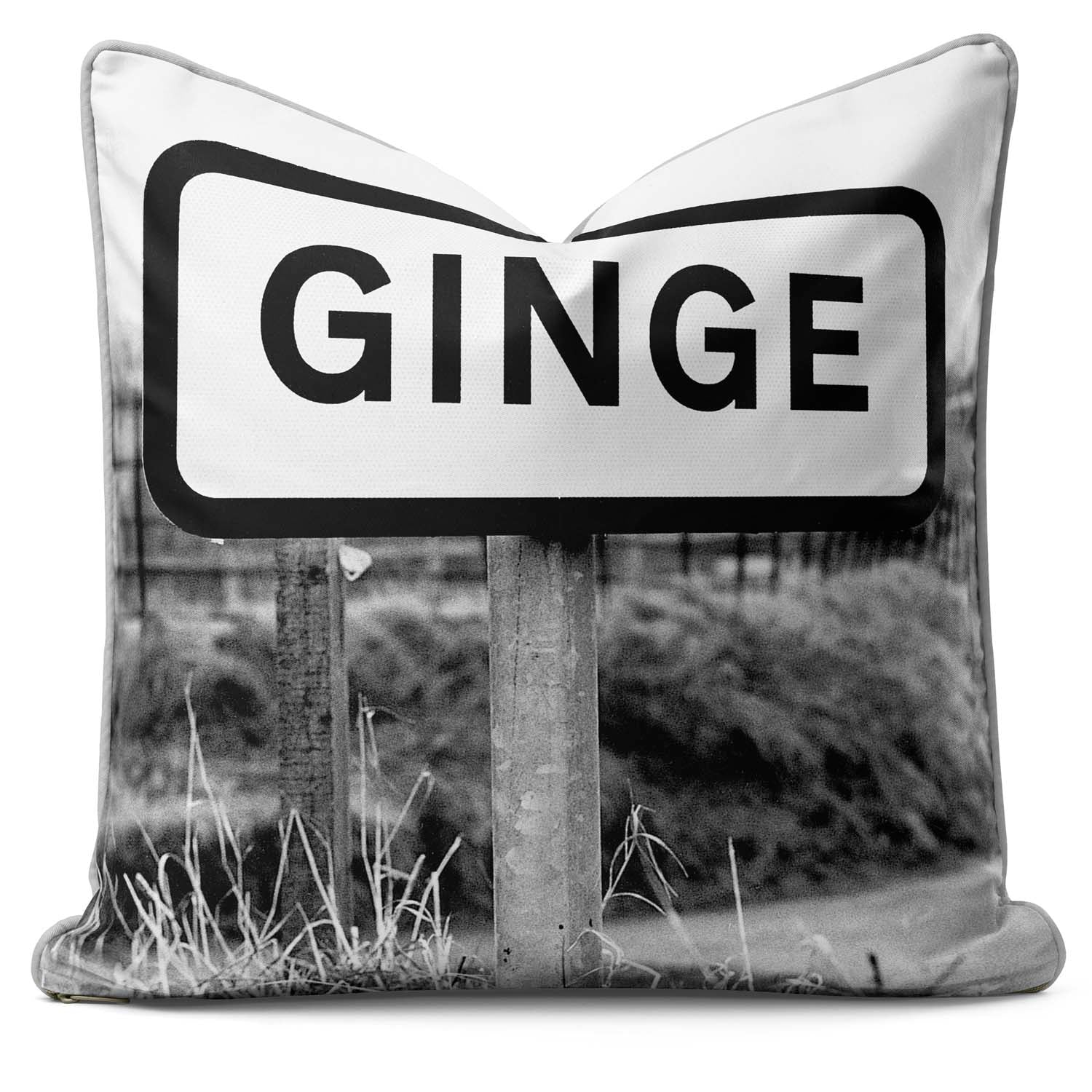 GINGE Cushion – Lesser Spotted Britain Collection