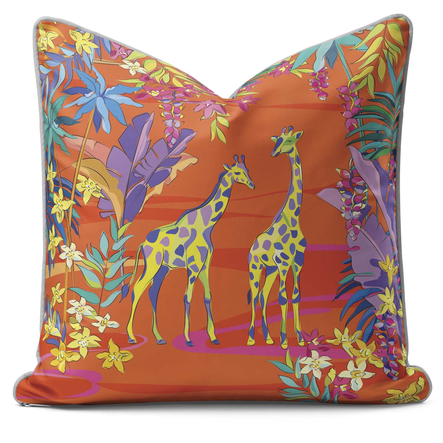 Insignia Giraffes - House Of Turnowsky Cushion