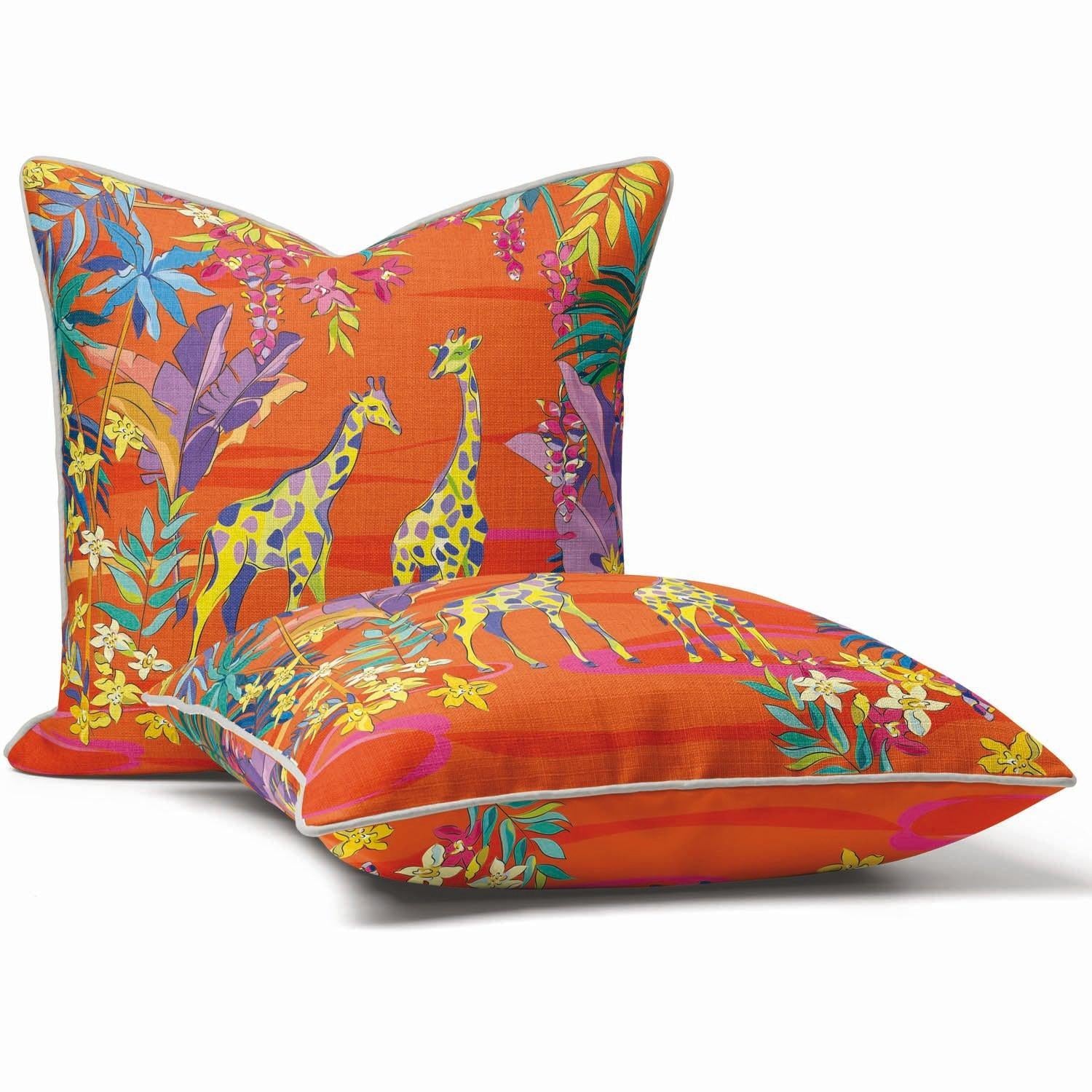 Insignia Giraffes - House Of Turnowsky Cushion