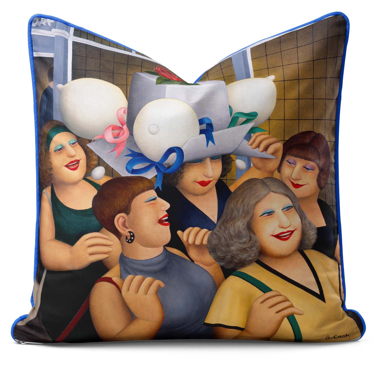 Hen Party - Beryl Cook Cushion