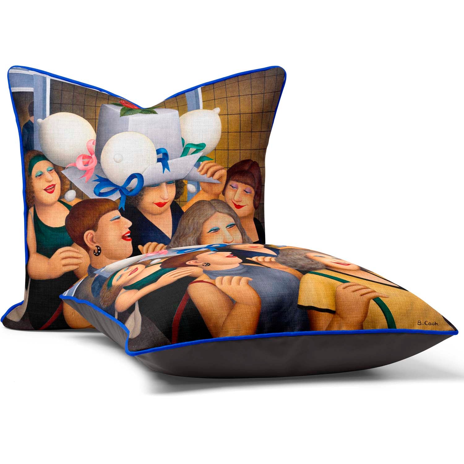 Hen Party - Beryl Cook Cushion