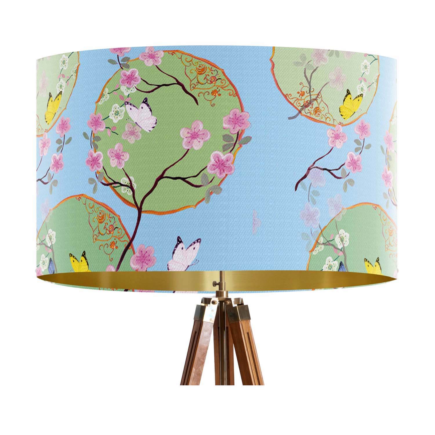 Butterfly Blue Dream - Garden Of Eden - House Of Turnowsky Lampshade